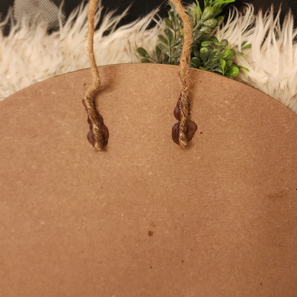 "Thin blue line" Handmade Welcome door Sign - Picture 6 of 6